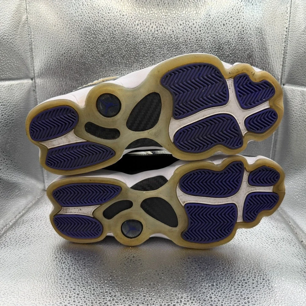 Size 8.5 Nike Air Jordan 6 Rings‎ White Black Dark Concord Mens Shoes 322992-104